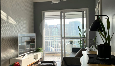 Apartamento à venda com 1 quarto em Brooklin Paulista, São Paulo, SP