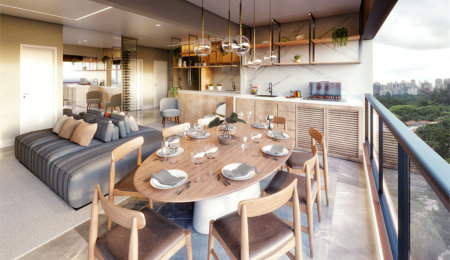 Apartamento à venda com 2 quartos, sendo 1 suíte, em Santo Amaro, São Paulo, SP