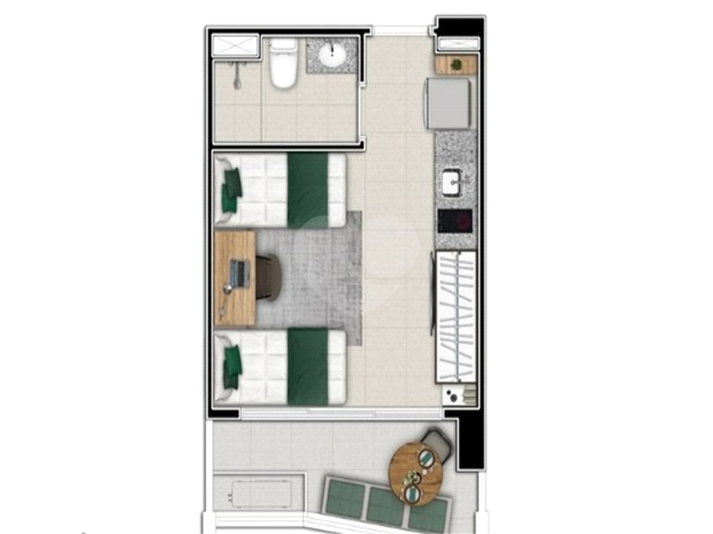 Apartamento à venda com 1 suíte em Butantã, São Paulo, SP
