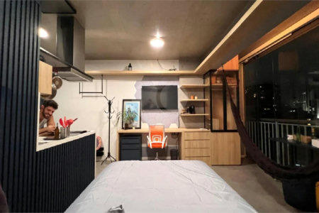 Studio com 29 m² no bairro da Republica - São Paulo - SmartStudio - vista e localização incríveis
