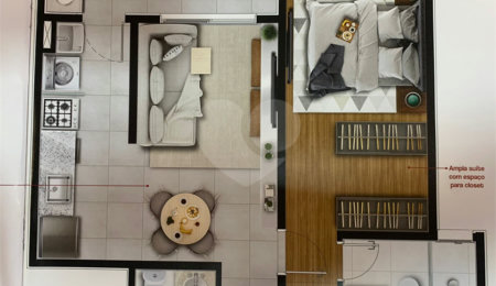 Apartamento à venda com 1 suíte em Nova Gardênia, Atibaia, SP