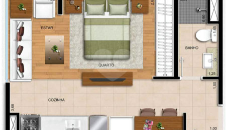Apartamento à venda com 1 quarto em Tucuruvi, São Paulo, SP