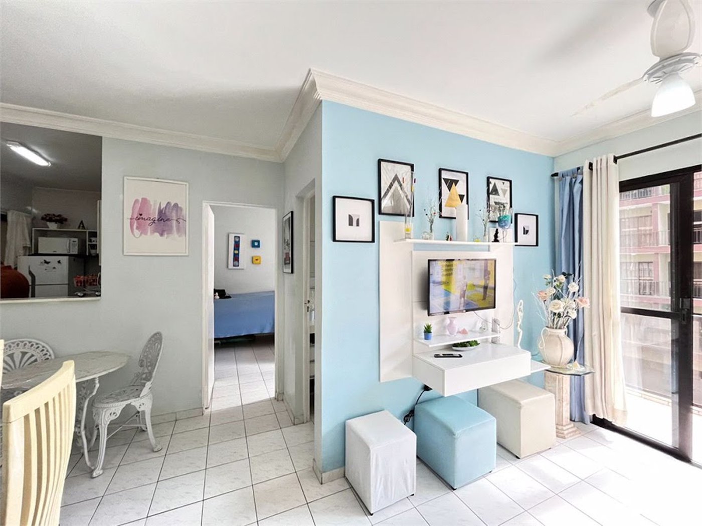 Apartamento com 1 dormitório à venda, 52 m² por R$ 265.000,00 - Jardim Três Marias - Guarujá/SP