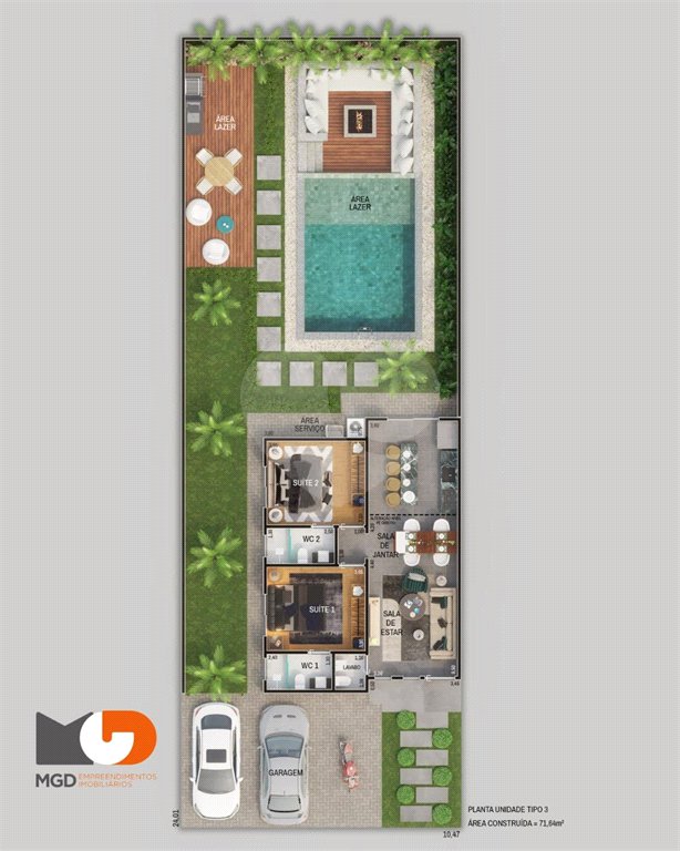 Casa Térrea à venda com 2 suítes em Jardim Estância Brasil, Atibaia, SP