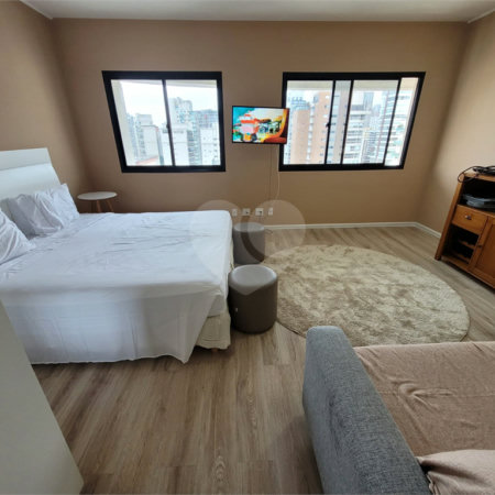 Flat à venda com 1 quarto em Indianópolis, São Paulo, SP