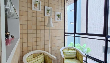 Apartamento com 1 dormitório à venda, 79 m² por R$ 570.000,00 - Aparecida - Santos/SP