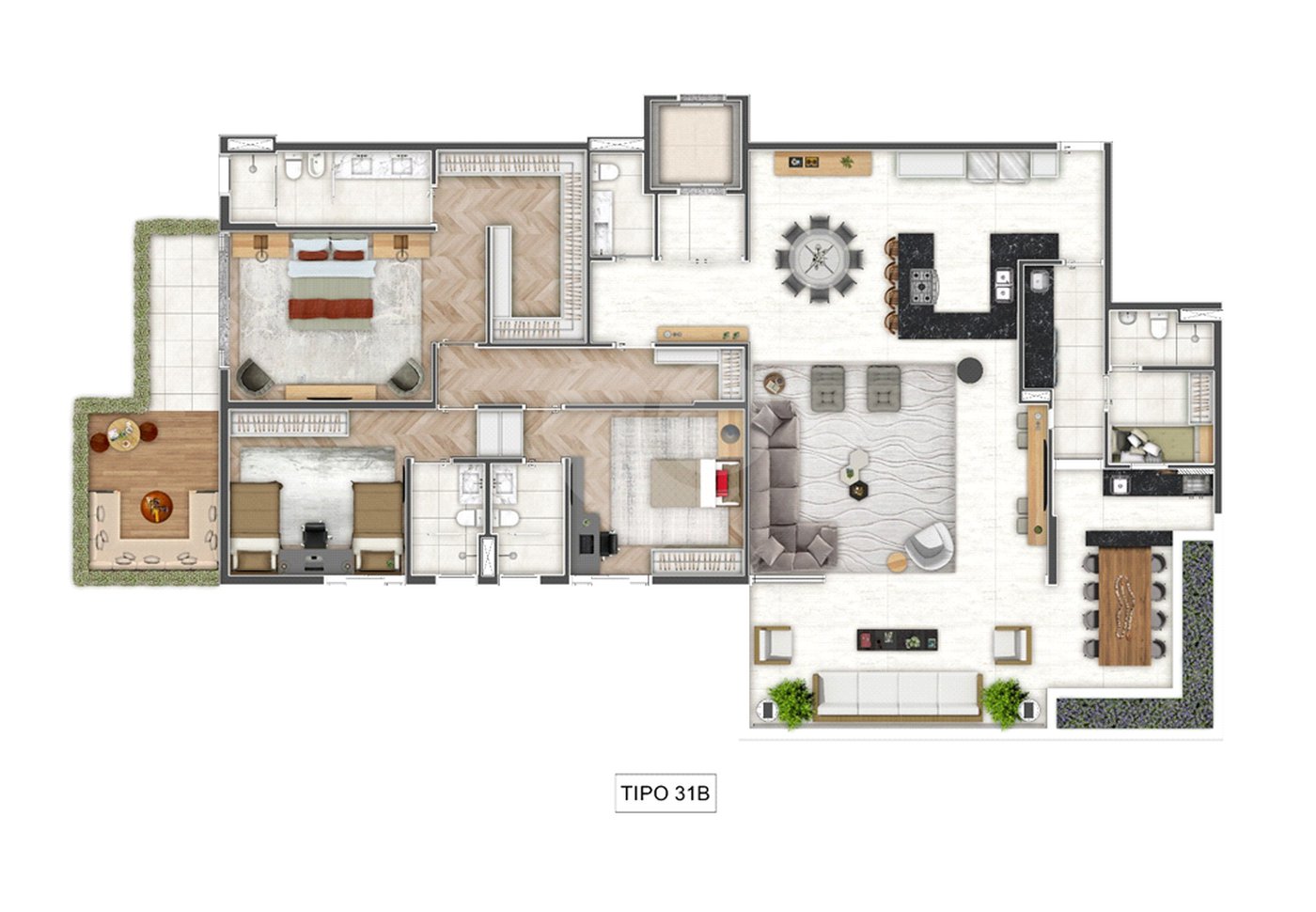 Apartamento à venda com 3 suítes em Cidade Jardim, São Paulo, SP