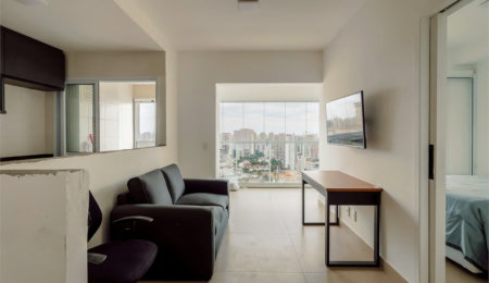 Apartamento à venda ou para alugar com 1 quarto em Vila Gertrudes, São Paulo, SP