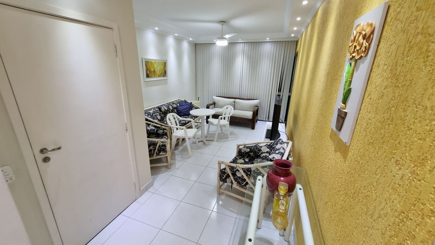 Apartamento com 3 dormitórios à venda, 92 m² por R$ 650.000,00 - Barra Funda - Guarujá/SP