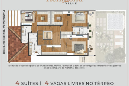 Casa à venda com 4 suítes no condomínio Richmond Ville, São Paulo - SP