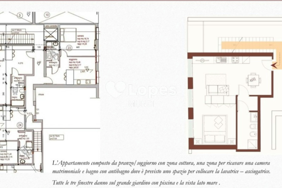 Apartamento com 1 quarto à venda em Pellestrina, Veneza, Itália – Venetia Domus