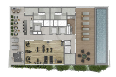 Apartamento à venda com 1 quarto em Vila Olímpia, São Paulo, SP