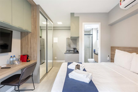Studio à venda ou para alugar com 1 quarto em Moema, São Paulo, SP