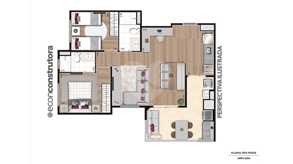 Apartamento à venda com 2 quartos, sendo 1 suíte,  em Jaguaré, São Paulo, SP