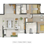 Apartamento à venda com 2 quartos, sendo 1 suíte, no Centro, Sorocaba, SP