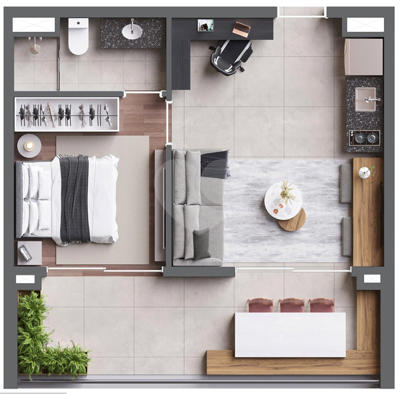 VILA CLEMENTINO - APARTAMENTO DE 1 DORMITÓRIO DE 46,12M² COM VAGA - ANDAR ALTO - VISTA LIVRE