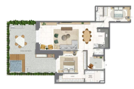 Apartamento à venda com 2 suítes em Glória, Rio de Janeiro, RJ