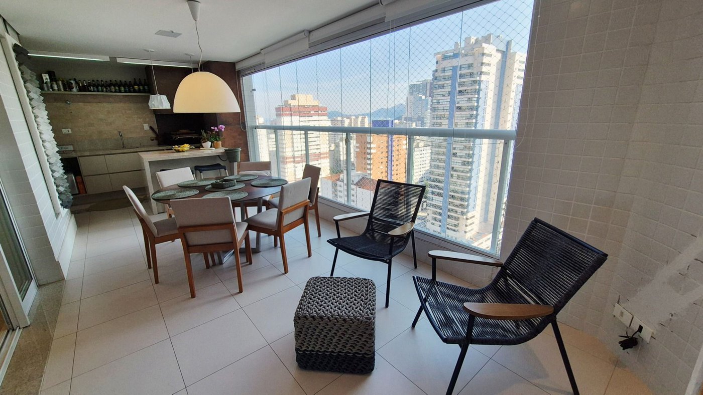 Apartamento com 3 dormitórios à venda, 144 m² por R$ 2.400.000,00 - Gonzaga - Santos/SP