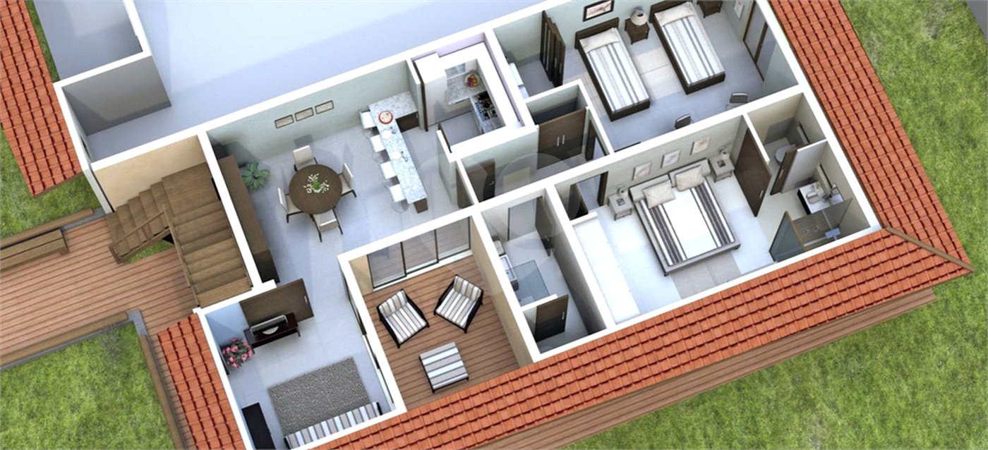 Apartamento à venda com 2 quartos, sendo 1 suíte, em Praia do Mutá, Porto Seguro, BA