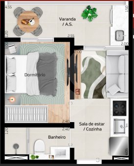 Apartamento 28m² 1