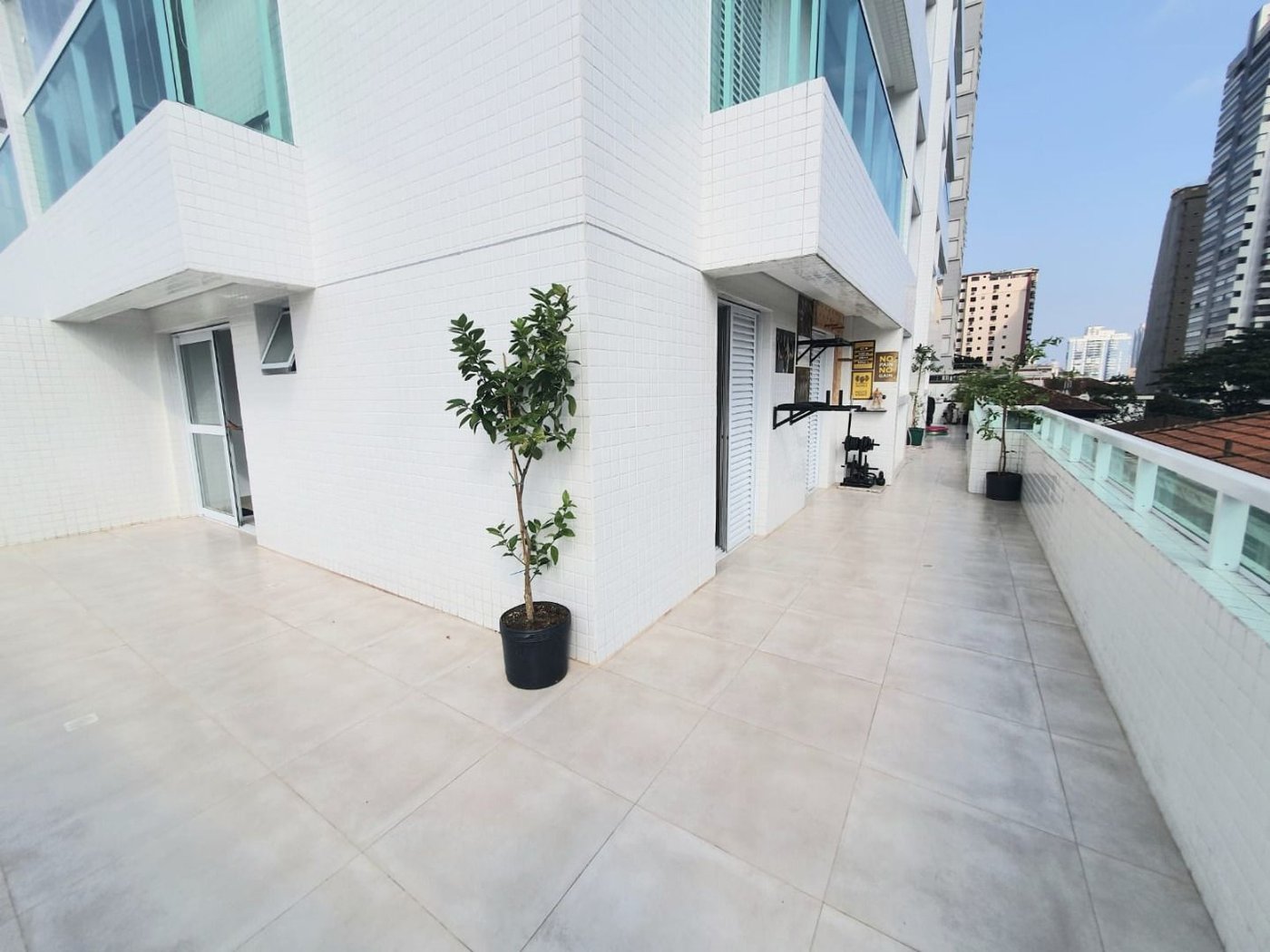 Apartamento Garden 94 m² com 2 dormitórios para venda ou aluguel no Embaré - Santos/SP