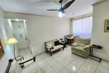 Apartamento próximo da praia com 2 dormitórios à venda, 85 m² por R$ 449.000 - Gonzaga - Santos/SP