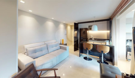 Apartamento à venda ou para alugar com 2 quartos, sendo 1 suíte, em Brooklin Paulista, São Paulo, SP