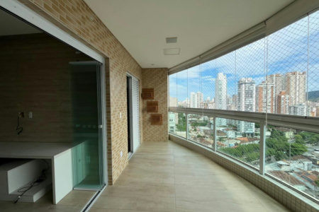Apartamento com 3 dormitórios à venda, 124 m² por R$ 2.200.000,00 - Boqueirão - Santos/SP
