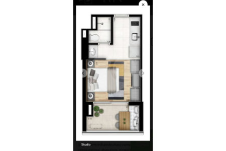 Studio à venda com 1 quarto em Bela Vista, São Paulo, SP