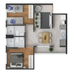 Apartamento à venda com 2 quartos em Chácaras Reunidas São Jorge, Sorocaba, SP