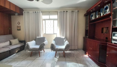 Belíssimo Apartamento de Frente, 3 Quartos, com Garagem Fechada, à Venda no Marapé – Santos/SP