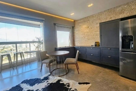 Apartamento com 1 dormitório à venda, 40 m² por R$ 660.000,00 - Campo Grande - Santos/SP
