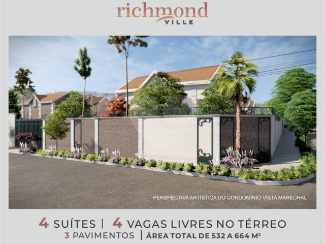 Casa à venda com 4 suítes no condomínio Richmond Ville, São Paulo - SP