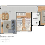 Casa à venda com 2 quartos no condomínio Residencial Caxangá 2, Suzano - SP