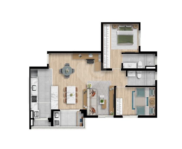 Apartamento 82m² 5