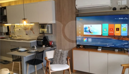 Apartamento à venda com 1 quarto em Brooklin Paulista, São Paulo, SP