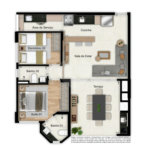 Apartamento à venda com 2 quartos, sendo 1 suíte, em Santa Teresinha, São Paulo, SP