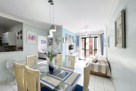 Apartamento com 1 dormitório à venda, 52 m² por R$ 265.000,00 - Jardim Três Marias - Guarujá/SP