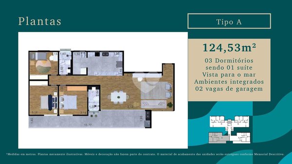 Apartamento 124m² 2