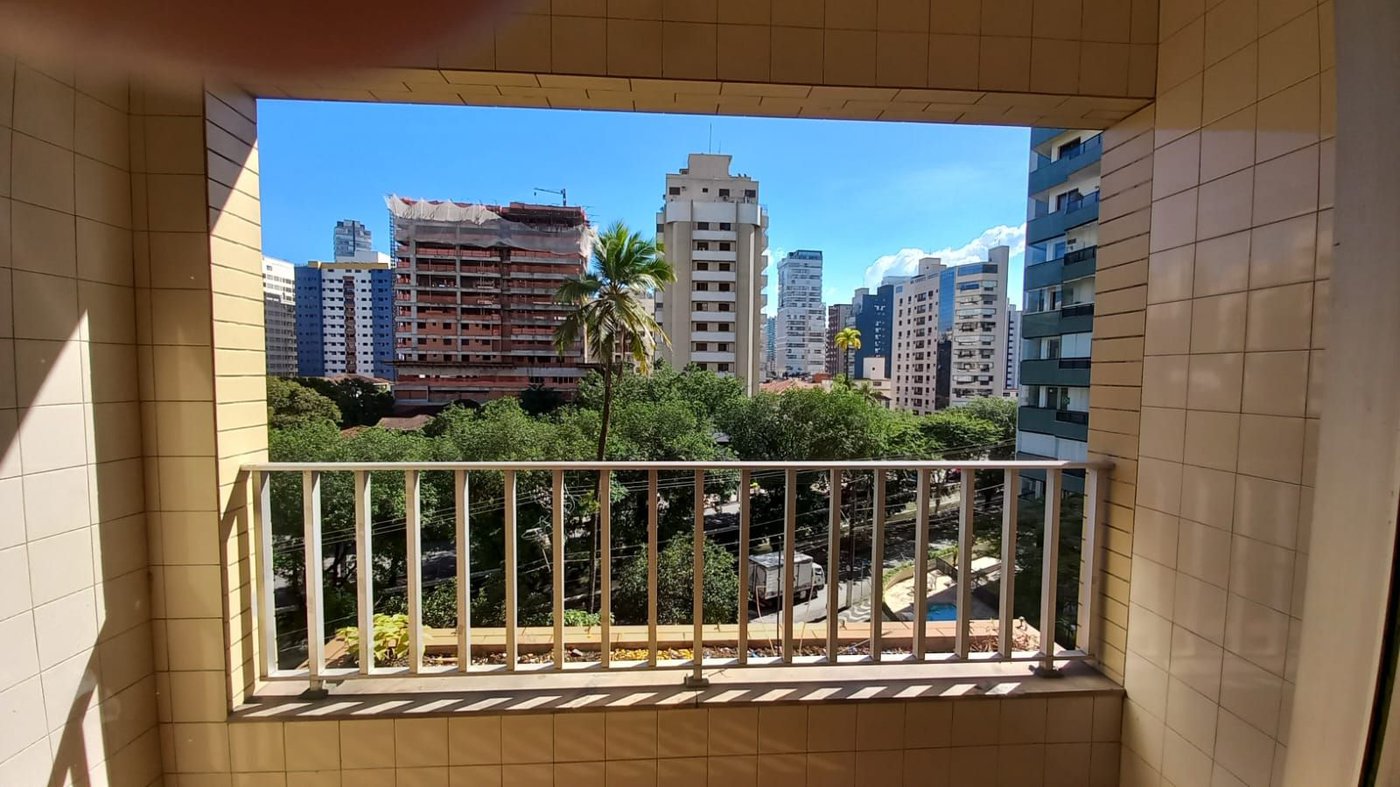 Apartamento com 3 dormitórios para alugar, 202 m² por R$ 6.968,36/mês - Embaré - Santos/SP