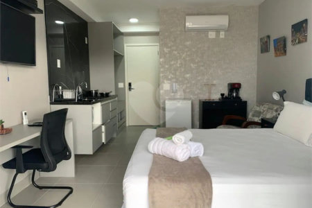 Apartamento Studio de 26m² a venda em Moema - 01 Banheiro e 01 Sala