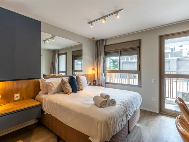 Apartamento à venda ou para alugar com 1 quarto em Vila Madalena, São Paulo, SP