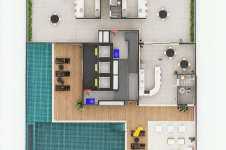 Studio com 1 dormitório à venda, 35 m² por R$ 472.080,00 - Astúrias - Guarujá/SP