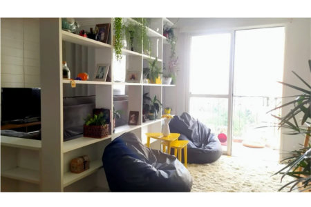 75m² - 2 dormitórios com suíte – 2 vagas fixas – terraço – andar alto