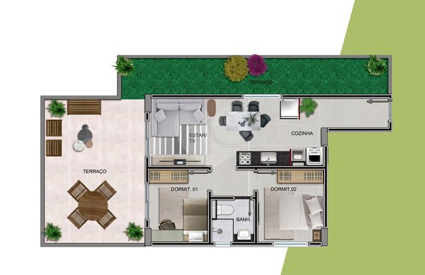 Apartamento 66m² 14
