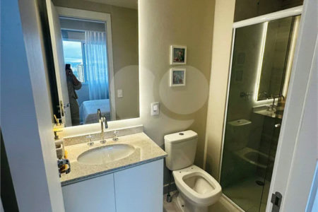 Studio mobiliado, a venda com 27m² - Lazer completo