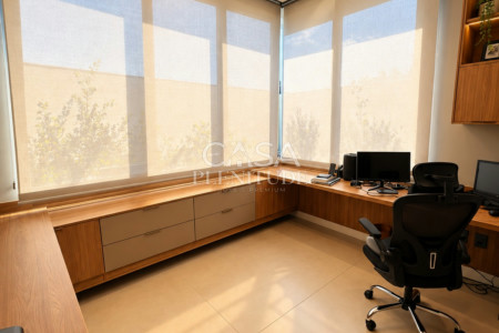 Casa nova no Saint Patrick com 926 m², 5 suítes, elevador e piscina aquecida, saúna em Sorocaba
