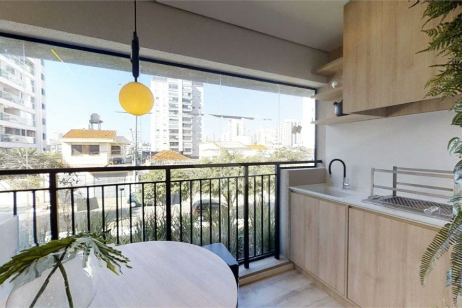 Apartamento novo com 02 Dormitórios e uma Suíte.