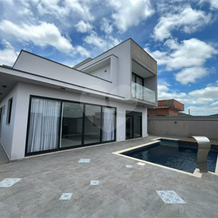 Casa de Alto Padrão à Venda – Condomínio Terra Magna | Indaiatuba/SP - Sofisticação, conforto e funcionalidade. Este magnífico sobrado possui 300 m² de área construída em um terreno de 420 m², com ambientes amplos, integrados e acabamentos de alto padrão. Destaques do imóvel - 4 dormitórios, sendo 3