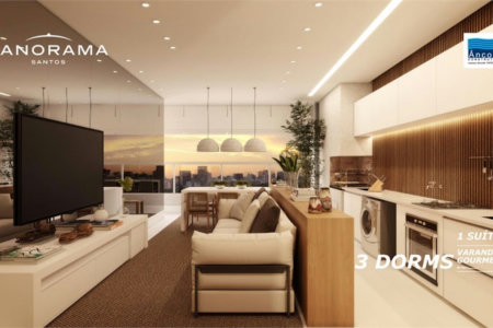 Apartamento Residencial à venda, Encruzilhada, Santos - AP1060.